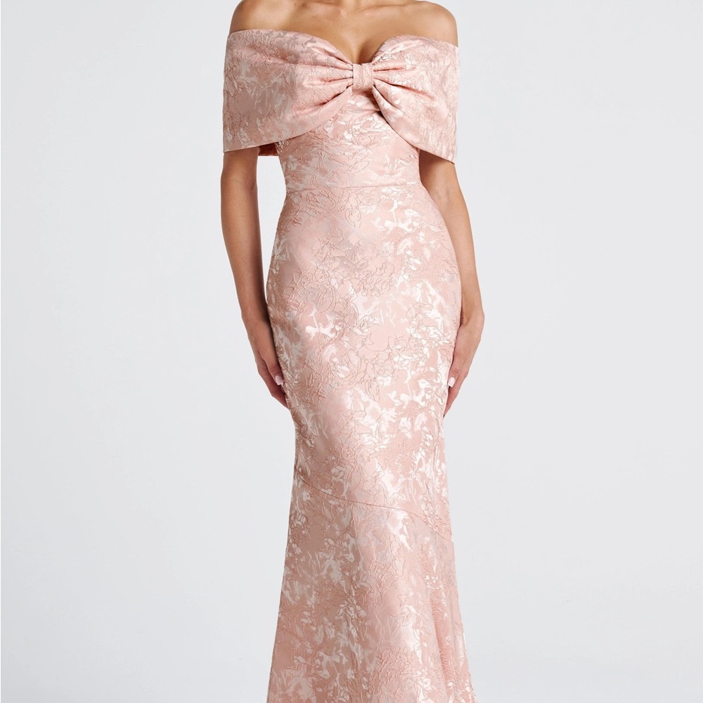 Elegant Pink Off-Shoulder Dress